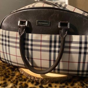 Burberry bowling bag.